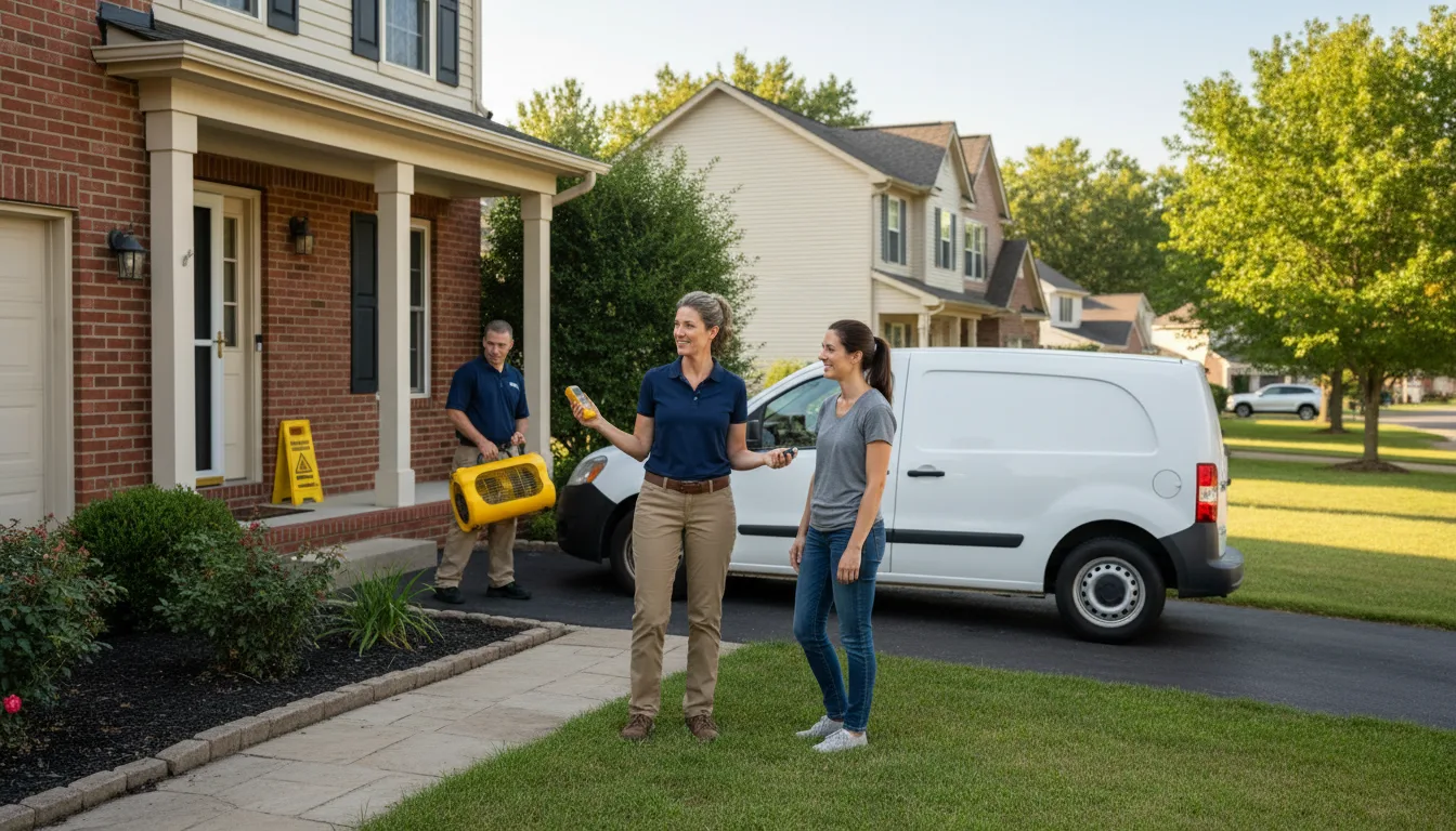 Residential water damage restoration in Colorado City, AZ